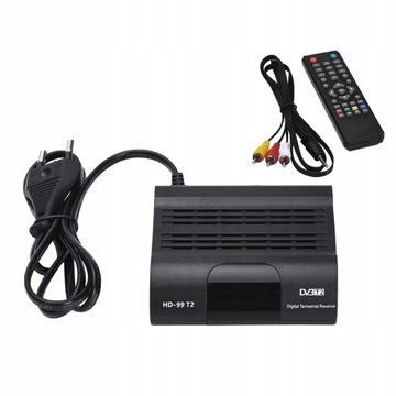 DEKODER TELEWIZJI CYFROWEJ DVB-T2 HD 1080P H.265