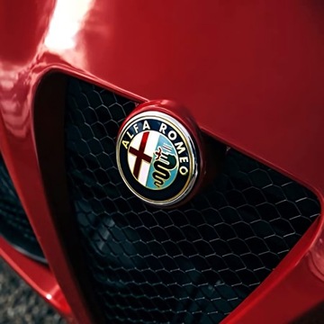 ЗНАК ЗАДНЯЯ ЭМБЛЕМА ALFA ROMEO 147 159 166 74 мм