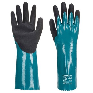 AP60 Rękawice nitrylowe chemiczne Portwest M