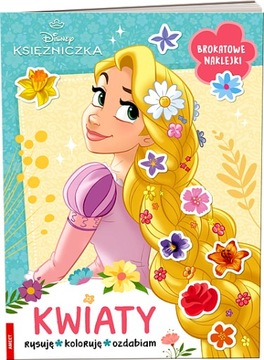DISNEY KSIĘŻNICZKA KWIATY KWI-9101