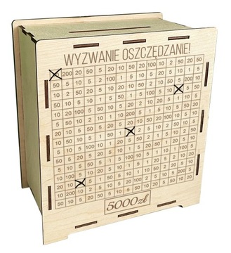 Графический трекер-копилка, сохраняющий подарок, гравировка подарка