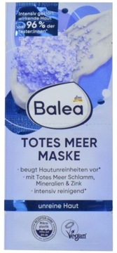 Balea maseczka odżywiająca Morze Martwe 2 x 8 ml