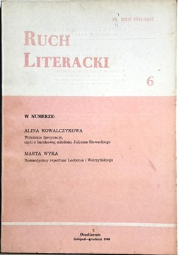 RUCH LITERACKI 6 1988