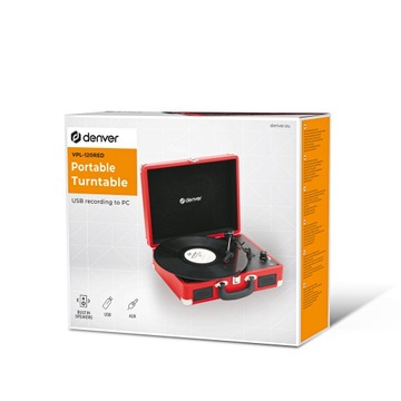 ПРОИГРУШИТЕЛЬ С РЕТРО ДИНАМИКАМИ MP3 USB VINYL 2W ED