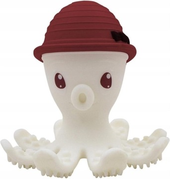 Mombella Gryzak zabawka ośmiornica Chimney Red