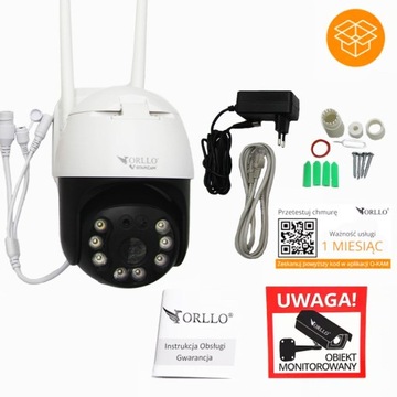 ORLLO Z20 4K 8 МП 5xZOOM IP-камера БЕСПРОВОДНАЯ НАРУЖНАЯ ВРАЩАЮЩАЯСЯ