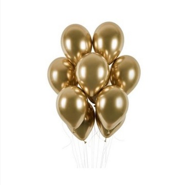 BALONY PROFESJONALNE 5 CALI ZŁOTE 50 SZT