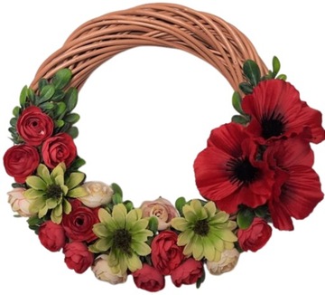 WIANEK STROIK WIELKANOC OZDOBA WIOSNA LATO 25CM