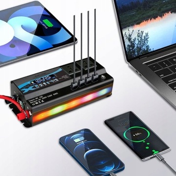 Автомобильный инвертор с чистой синусоидой от 12 В до 220 В, 6000 Вт