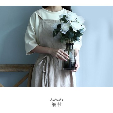 ФАРТУК БЕЗ РУКАВОВ ИЗ ХЛОПКА, КУХОНЫ, КУХНИ, ВЫПЕЧКИ, ПРОТИВООБРАСТАЮЩИЙ ФАРТУК