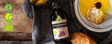 Ocet balsamiczny BIO 100% Naturalny z Włoch głęboki smak Olini 1L