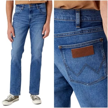 Męskie spodnie jeansowe dopasowane Wrangler LARSTON W30 L30