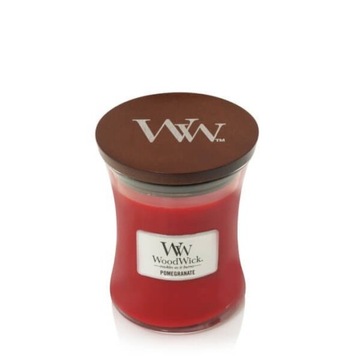 Woodwick Średnia Świeca Zapachowa Pomegranate 275g