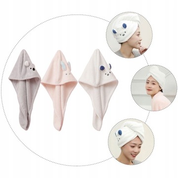 3 шт., шапочки для сухих волос против вьющихся волос для девочек из салона красоты