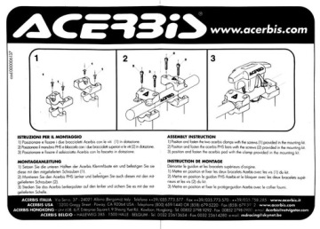 Алюминиевый руль Acerbis 28 мм + адаптер / крепление от 22 мм повторная продажа