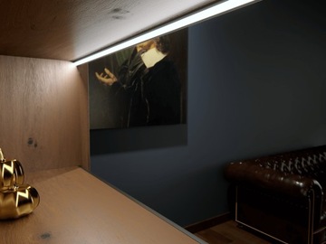 Q18 ЧЕРНЫЙ АЛЮМИНИЕВЫЙ ПРОФИЛЬ 2М ДЛЯ СВЕТОДИОДНЫХ ЛЕНТ