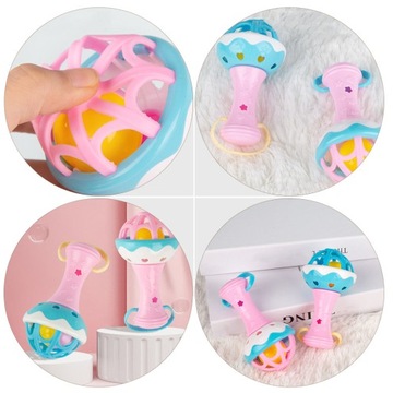 3 ШТ. ПЛАСТИКОВЫЙ РУЧНОЙ ЗВОНОЧНЫЙ КОЛОКОЛЬЧИК МУЗЫКА