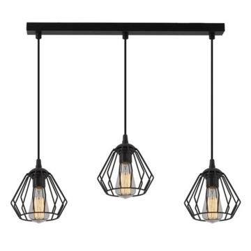 Lampa sufitowa wisząca Diament Loft Żyrandol RETRO