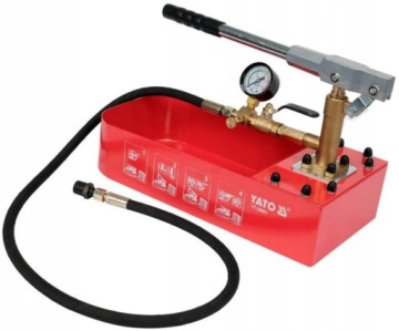 РУЧНОЙ НАСОС YATO ДЛЯ ИСПЫТАНИЙ ДАВЛЕНИЕМ 50 БАР 7 Л