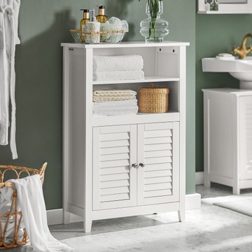 SoBuy Komoda szafka łazienkowa z półki do kuchni narożny stolik BZR13-W