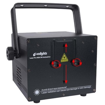 EVOLIGHTS LASER PRO RGB 3W ANIMATION V2 сценическая дискотека сильная