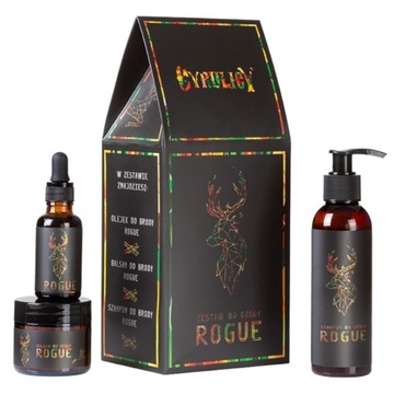 Zestaw do brody Cyrulicy Rogue Olejek Balsam Szampon