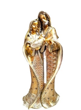 FIGURA SZOPKA BOŻONARODZENIOWA - ZŁOTA