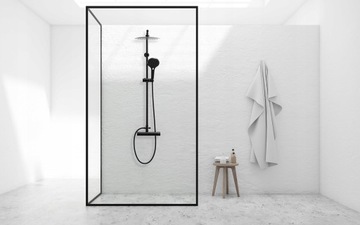 Yoka Home Bergen BP.BERGEN-25-BLK матовый черный душевой набор