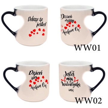 Kubek na walentynki Magiczny z nadrukiem foto prezent dla zakochanych