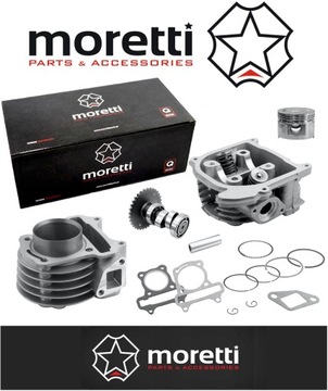 КОМПЛЕКТ ГОЛОВКИ ЦИЛИНДРОВ ДЛЯ СКУТЕРА BARTON 80cc