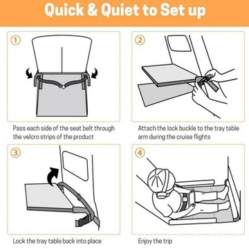Dziecięcy podnóżek w samolocie Podróż samolotem dl