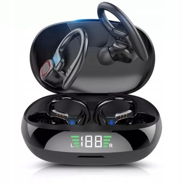 SŁUCHAWKI SPORTOWE BEZPRZEWODOWE BT5.1 POWERBANK