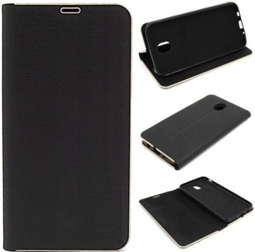 ETUI MAGNET GOLD LUX DO SAMSUNG GALAXY J7 2017 +SZKŁO