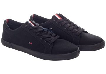 TOMMY HILFIGER BUTY MĘSKIE TRAMPKI HARLOW BLACK 45