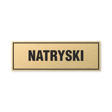 Tabliczka złota z taśmą OPZ-84 - NATRYSKI