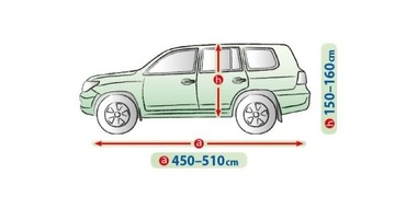 ОТкидная крышка для внедорожника 450-510 см.