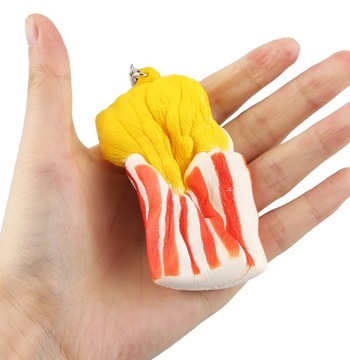 FRYTKI SQUISHY GNIOTEK WOLNO ROŚNIE FIDGET TOY-S