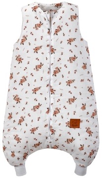 ŚPIWOREK DO SPANIA MUŚLINOWY Z NOGAWKAMI LITTLE FLOWERS