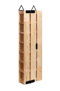 Półka Drewniana do Salonu 80 cm Regał Ścienny LOFT