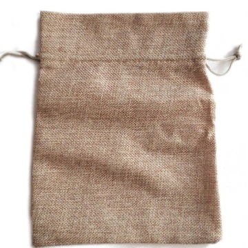 Сумка из гладкого джута Адвент-календарь Джутовая сумка 11х14см