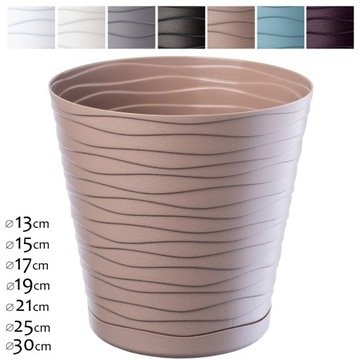 ЦВЕТОЧНЫЙ ВАЗ ЦВЕТОЧНЫЙ ВАЗ 21 см КРЫШКА С ПОДСТАВКОЙ ПЛАСТИКОВАЯ ПОДСТАВКА ДЛЯ ЦВЕТОВ