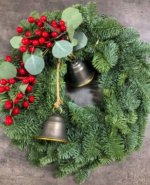 NOBILIS ЖИВОЙ ЕЛОЧНЫЙ ВЕНОК, живой, 35 см