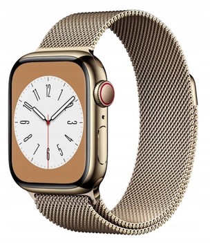 Умные часы Apple Watch Series 8 с GPS и сотовой связью, 45 мм, золотистая сталь