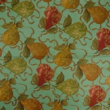 serwetka, serwetki 33x33 1szt - 3212 gruszki