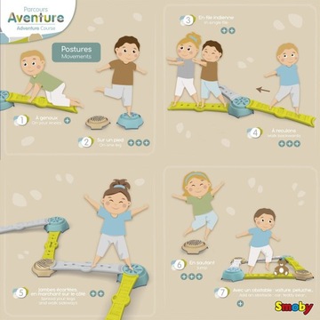 SMOBY SENSORY BALANCE ТРЕНИРОВКА БАЛАНСА С ШАРОМ