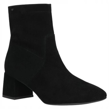 Buty Wojas Botki damskie skóra czarne r. 38