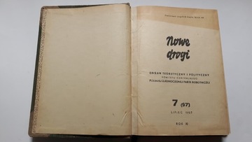 5 x NOWE DROGI nr 7,8,9,10-11,12/1957
