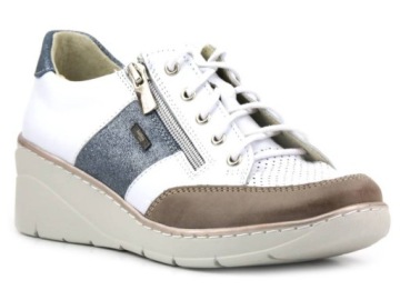 ЖЕНСКАЯ ОБУВЬ HELIOS 406 КОЖАНЫЕ ТУФЛИ НА ПЛАТФОРМЕ