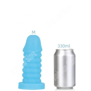 Silikonowy buttplug ogromny korek analny duży B