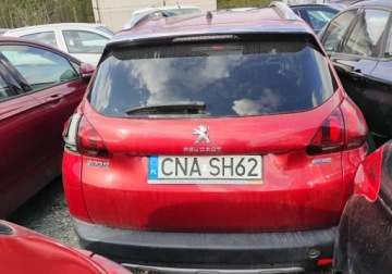 Peugeot 2008 I SUV Facelifting 1.2 PureTech 110KM 2017 Peugeot 2008 2017r, SALON POLSKA, 1.2 Benzyna. Lekko uszkodzony przod. Jez, zdjęcie 17